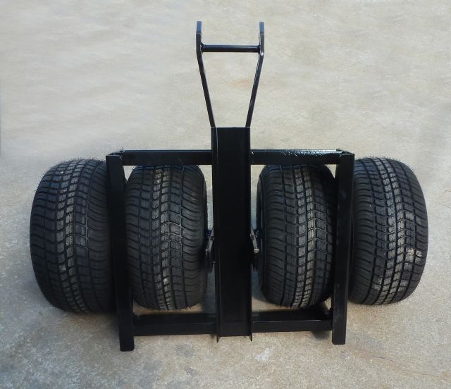 Steel Dolly Wheel Set 10K with EZ Stow Handles Shed Hauler Outfitters