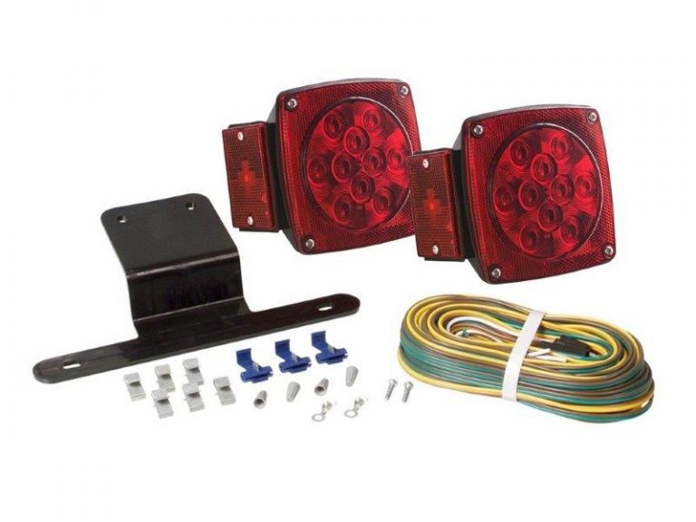 Optronics TLL9RK LED Sealed Trailer Light Kit with Side Marker Shed