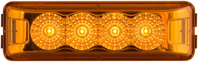 Optronics MCL63AB Amber 4 LED Marker Light 4